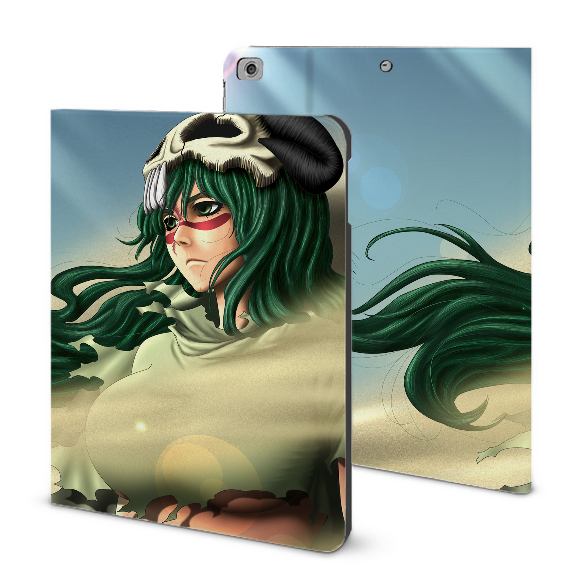 （画像用） ブリーチ BLEACH IPad ケース ブック型 PUレザー TPU 耐衝撃 軽量 薄型 ペン収納なし 全面保護 IPad 各モデル対応